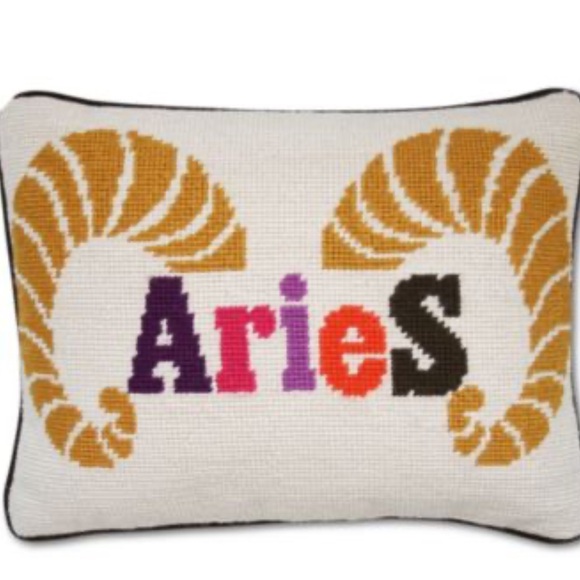 Jonathan Adler Zodiac Aries Pillow - Picture 1 of 1